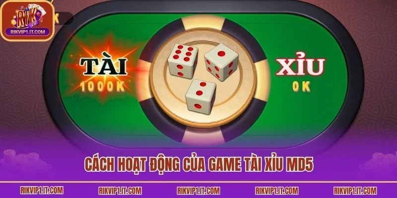 Cách hoạt động của game tài xỉu MD5